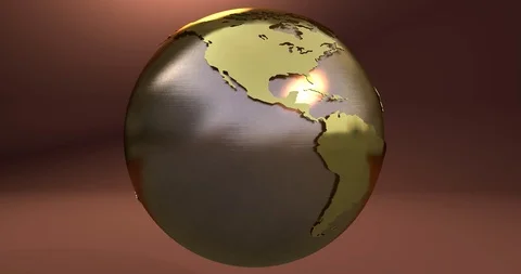 Gold earth Stock Footage 100217031