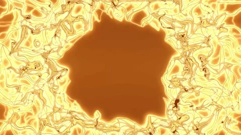 Gold Electric Circle background 4K Stock Footage 229458861