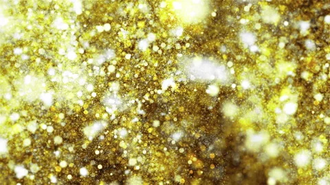 Gold embers particles Vídeo Stock 232146876