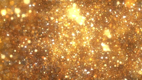Gold embers particles Vídeo Stock 232147104