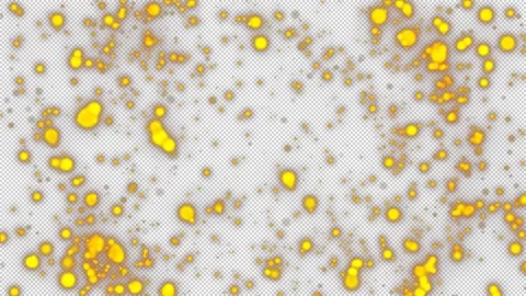 Gold Explosion effect. Festive Fireworks. Isolated on alpha channel.  Stock Footage 257339017