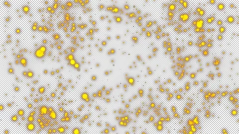Gold Explosion effect. Festive Fireworks. Isolated on alpha channel.  Stock Footage 257339196