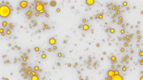 Gold Explosion effect. Festive Fireworks. Isolated on alpha channel.  Stock Footage 257339370