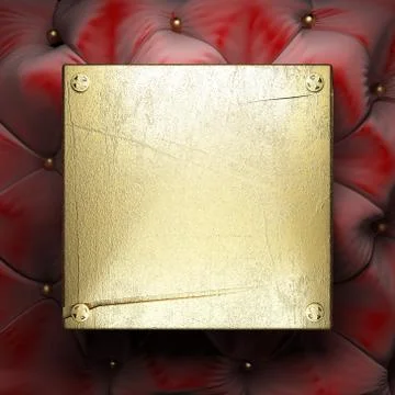 Gold on fabric background 스톡 일러스트