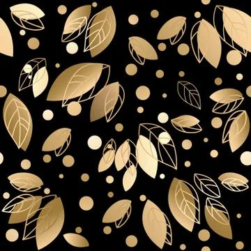 Gold fall design Stock Illustration