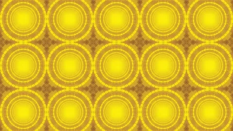 Gold Fashion Circle Patterns Abstract Video Background Stock Footage 201227702
