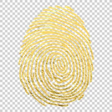 GOLD FINGER Stock Illustration