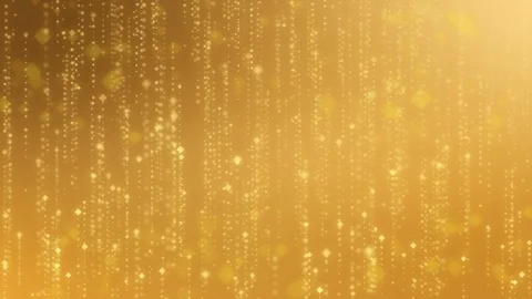 Gold firework rain and particle background and star dust effect Stock Footage 89783375