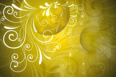 Gold Flourish Background 01 Stock Footage 10875037