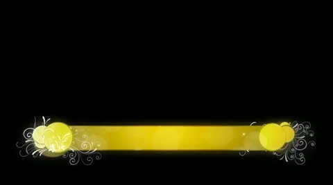 Gold Flourish Lower Third HD 스톡 동영상 10874976