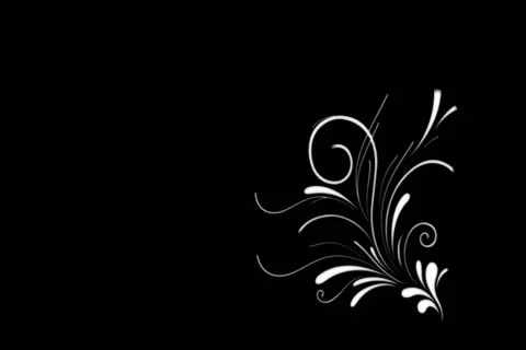 Gold Flourish Motion Design Element 01 Widescreen Stock Footage 10875111