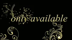 Gold flourish project Stock After Effects