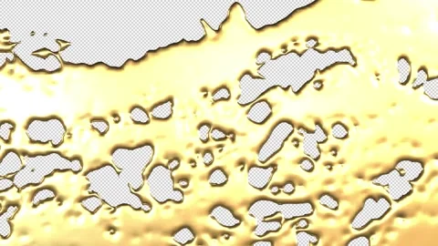 Gold flow Stock Footage 327927689