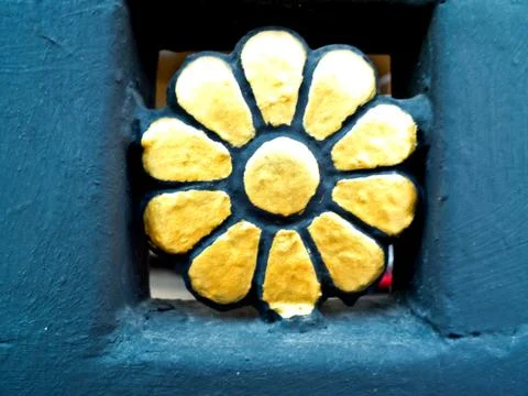 Gold flower 스톡 사진