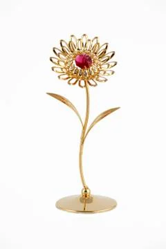 Gold flower Stock Photos