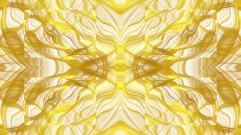 Gold flowing liquid waves abstract motion blurred background. Stock Footage 152443368