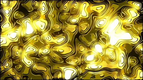 Gold Fluid Background in a 3D animation Stock Footage 233754329