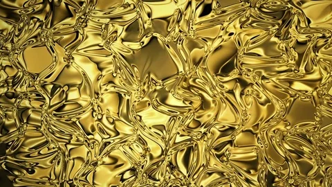 Gold foil background Stock Footage 76797506