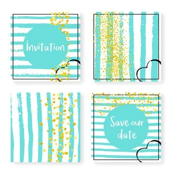 Gold Foil Background. Scatter Effect. White Stock Illustration