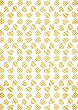 Gold foil decorative background with pattern. Stock Illustration