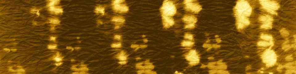 Gold Foil Ogee Pattern. Tie Dye Background. Stock Illustration