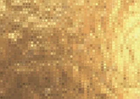 Gold foil stylized abstract digital vector image Stock Illustration