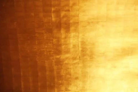 Gold Foil Surface Texture Background Stock Photos