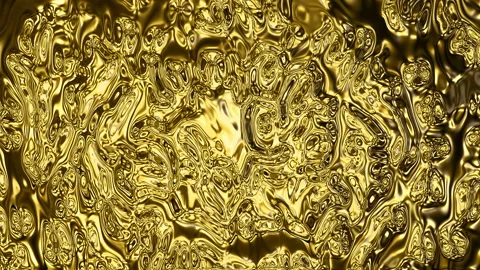 Gold foil texture animation Stock Footage 233019895