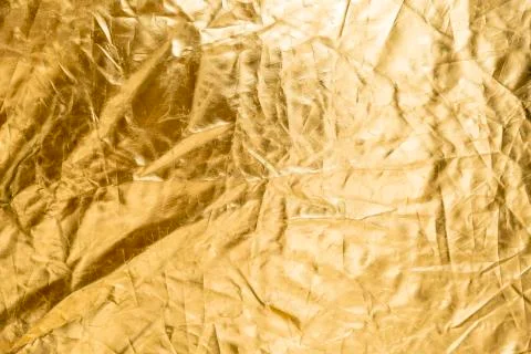 Gold foil texture background Stock Photos