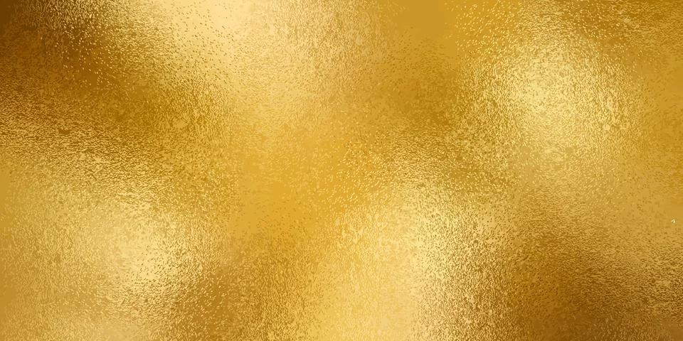Gold foil texture background with shadows Stock Illustration