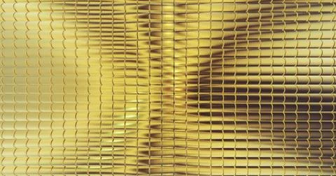 Gold foil tiles texture background 3D rendering Illustrazione stock