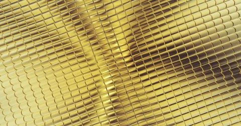 Gold foil tiles texture background 3D renderinging 3D illustration Stock Illustration