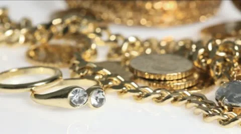 Gold Stock Footage 10750686