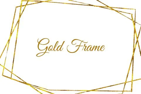 Gold Frame Background Illustrazione stock