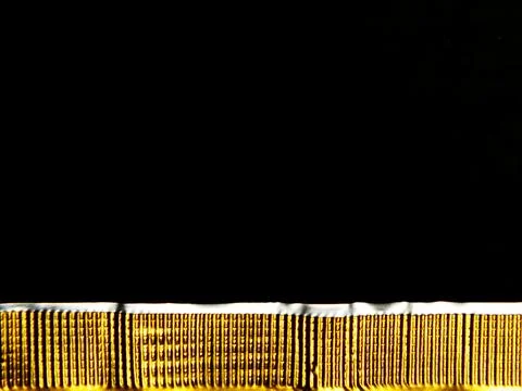 Gold frame border Stock Photos
