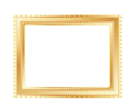 Gold frame Stock Illustration