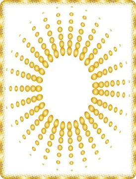 Gold frame Stock Illustration