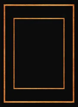 Gold frame Stock Illustration