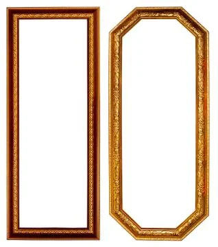 Gold frame Stock Photos