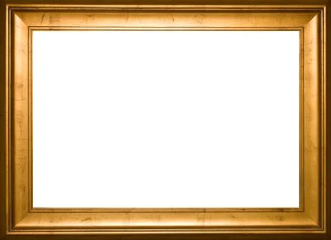 Gold frame Stock-Fotos