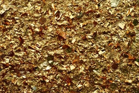 Gold frame texture Stock Photos