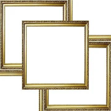 Gold Frames Gold Frames Copyright: xZoonar.com/JanxxWachalax 2438609  Stock Photos