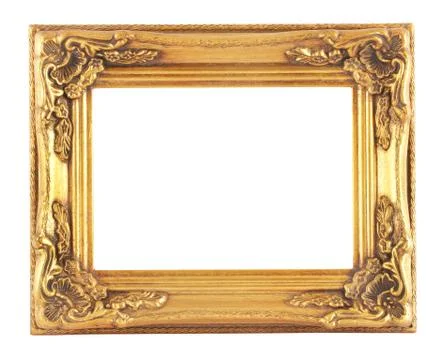 Gold framework Stockfoto's