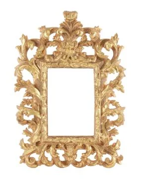 Gold framework Stockfoto's