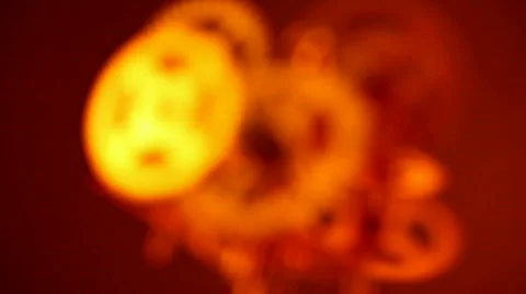 Gold gears old clockwork Видео 808387