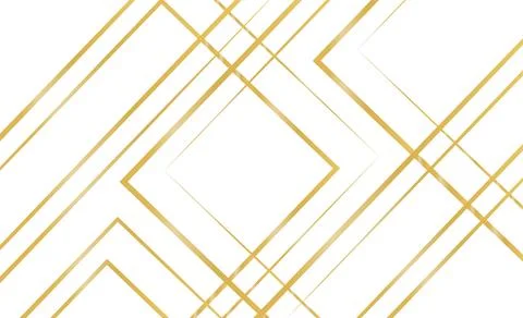 Gold Geometric Abstract Background With Diagonal Lines and Elegant Rhombus .. Illustrazione stock