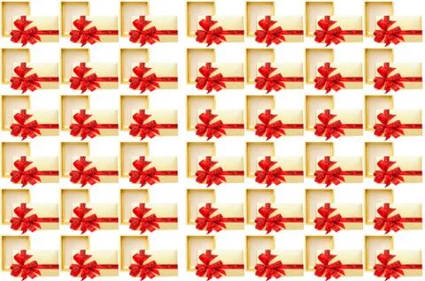 Gold gift box background Stock Illustration