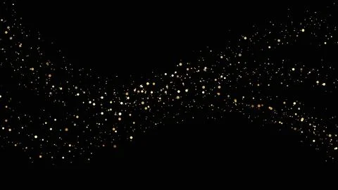 Gold Glitter Abstract Background Dark Luxury Bokeh Effect for Festive Holid.. Stock Illustration