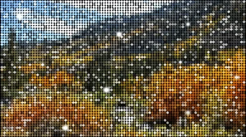 Gold glitter background - autumn theme, seamless loop Stock Footage 50102135