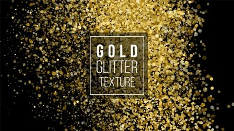 Gold Glitter Background. Cloud Or Shining Particles Explosion Texture. Luxury イラスト素材